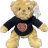 10" Navy Jumper Golf Teddy