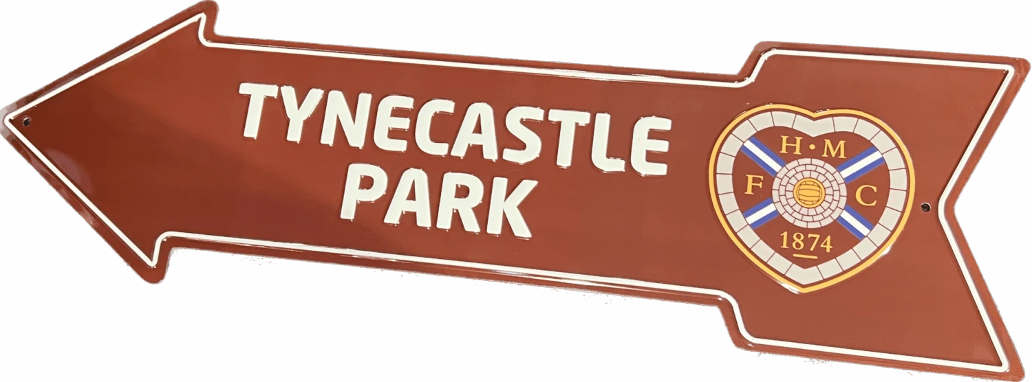 Metal Tynecastle Park Arrow 1 Metal Tynecastle Park Arrow