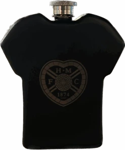 Crested Shirt Shape Hip Flask