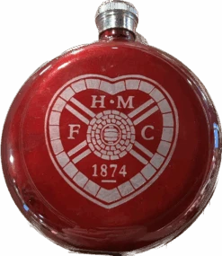 Round Hip Flask (maroon)