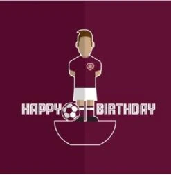 B03 Birthday Card - Footy Figure
