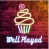 CG02 Congratulations Card - Neon Well Played