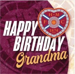 FB12 Family Birthday Crest Card - Grandma