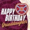 FB14 Family Birthday Crest Card - Granddaughter