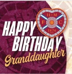 FB14 Family Birthday Crest Card - Granddaughter
