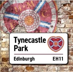 G01 Tynecastle Park Sign Card