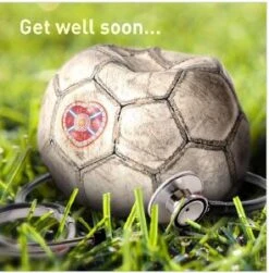 GWS03 Get Well Card - Stethoscope & Ball