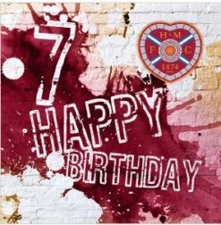 NB7 Age Birthday Splat Card - 7