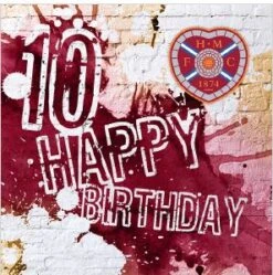 NB10 Age Birthday Splat Card - 10