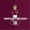 NB29 Age Birthday Footy Figure Card - 18