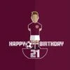 NB30 Age Birthday Footy Figure Card - 21
