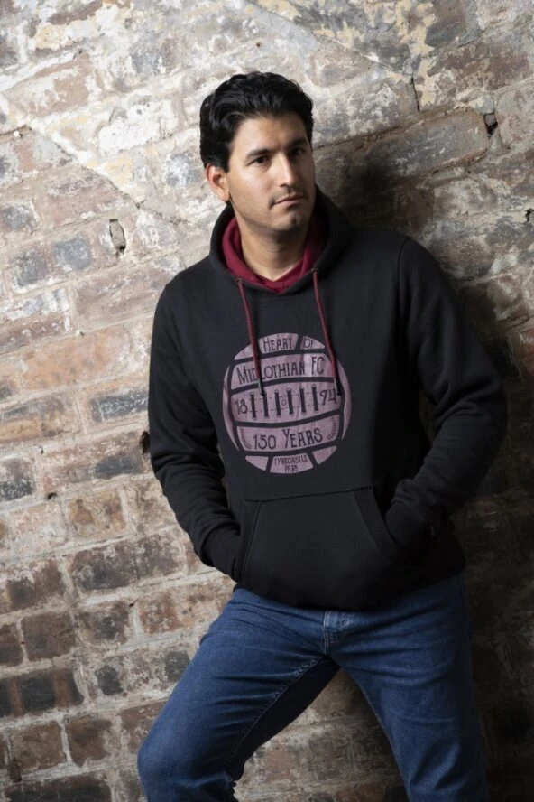 150th Black Retro Ball OH Hoody 3 150th Black Retro Ball OH Hoody - Image 3