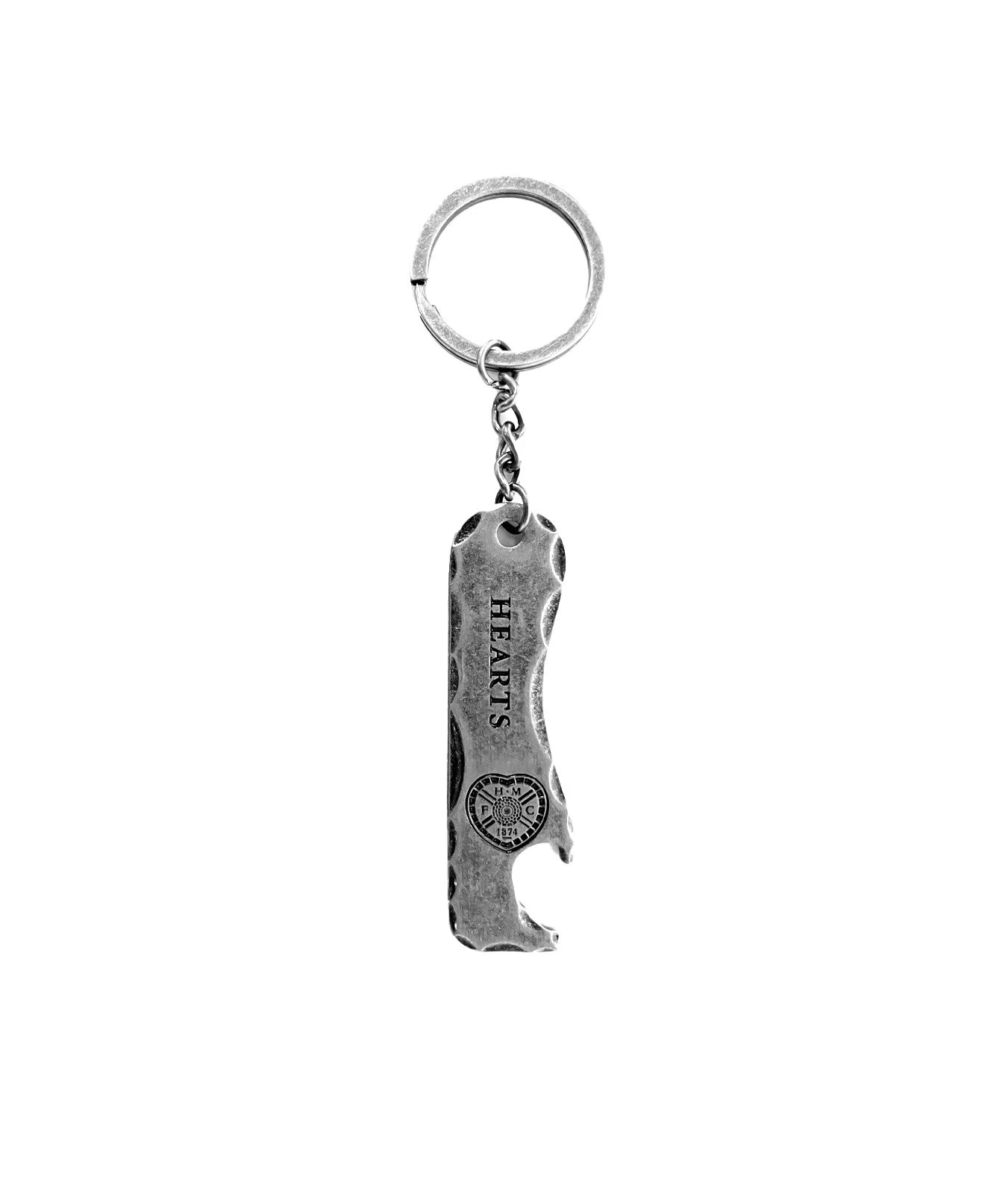 Silver Bottle Opener Keyring 1 Silver Bottle Opener Keyring