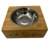 Wooden Dog Bowl