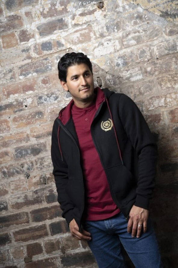 150th Black Full Zip Hoody 2 150th Black Full Zip Hoody - Image 2