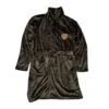 Black Adult Dressing Gown - One Size