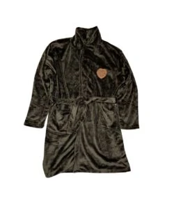 Black Adult Dressing Gown - One Size