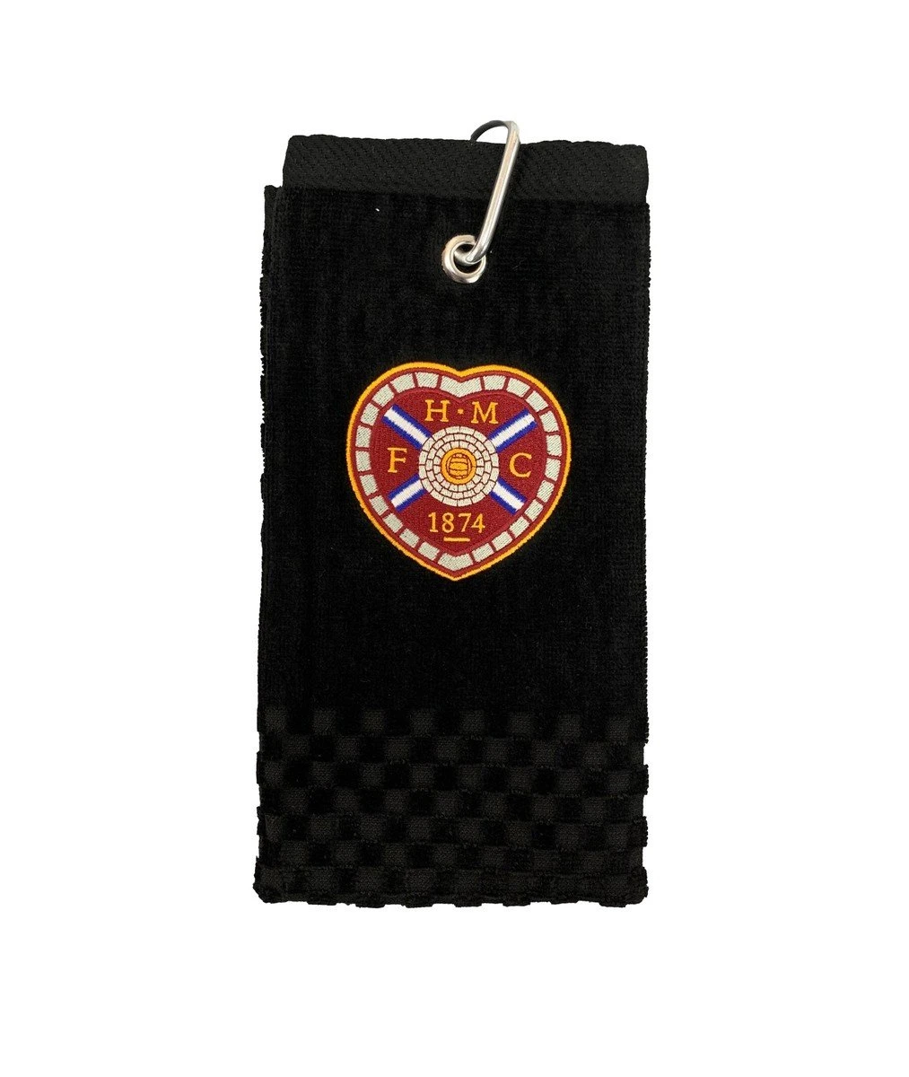Cross Tri-Fold Black Golf Towel 1 Cross Tri-Fold Black Golf Towel