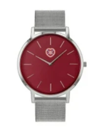 Gents Slim Mesh Silver Watch