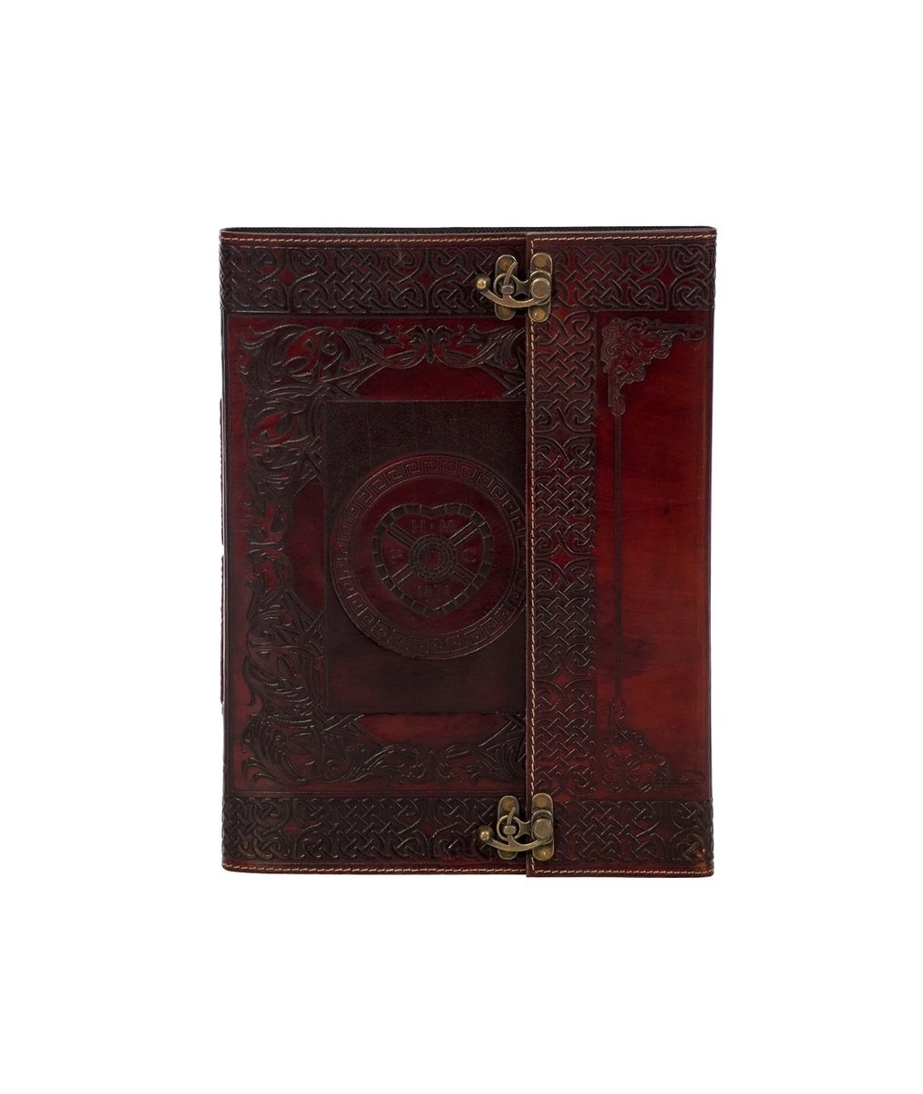 Large Handcrafted Leather Portfolio Folder 2 Large Handcrafted Leather Portfolio Folder - Image 2