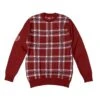 Maroon Tartan Jumper