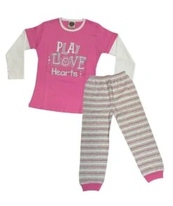 Pink PJ's - Play Love Hearts