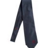 Formal Tie With Maroon Crest