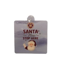 Santa Please Stop Here Sign