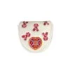 White Mallet Putter Cover Scarf/Crest