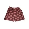 Youth Maroon Multi Crest Swim Shorts